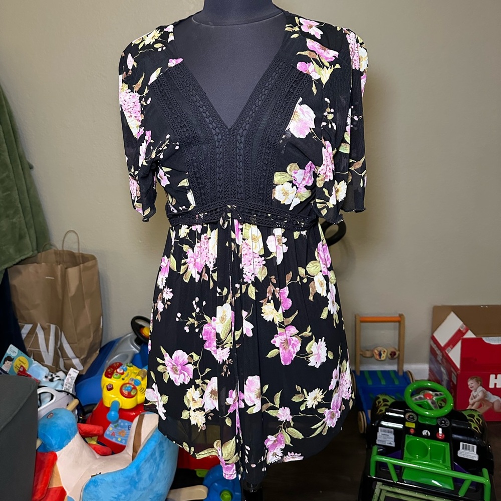 Small women’s floral top